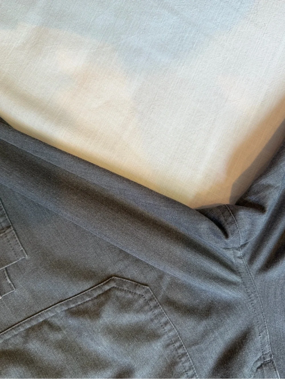 Figs Men's Gray Cargo Cairo Scrub Pants with Green Drawstring - Lot of 2 - M